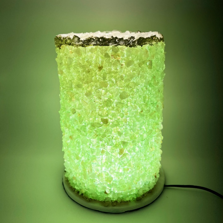 Green Aventurine Crystal Lamp