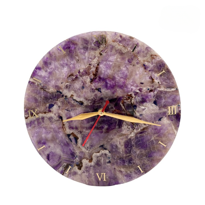 Amethyst Wall Clock