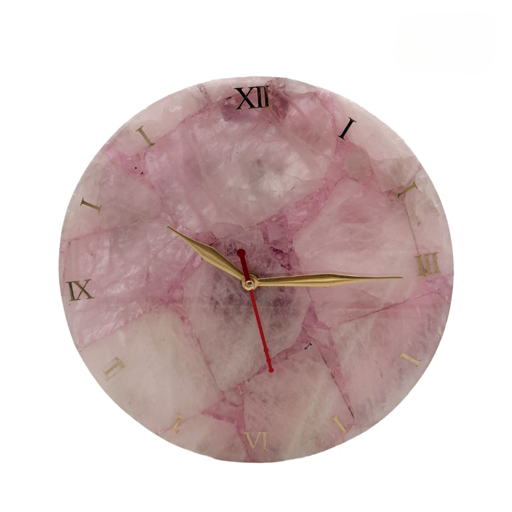 Rose Quartz Wall Clock
