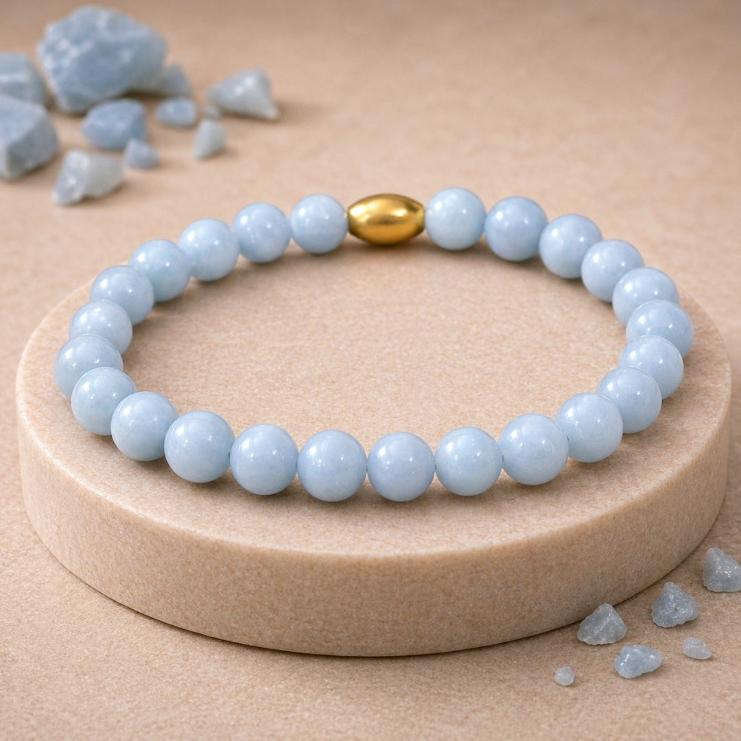 Angelite Semi-Precious Bracelet
