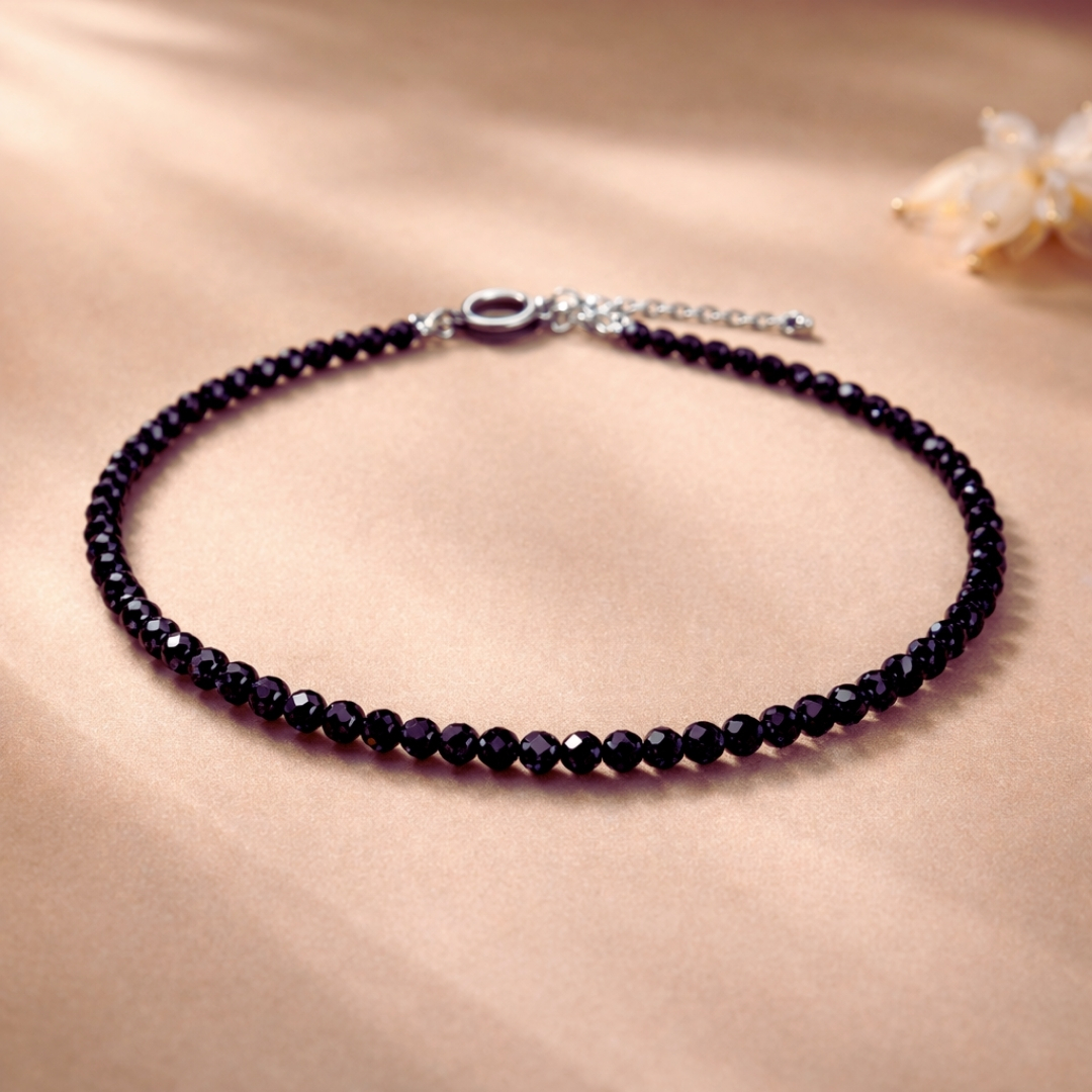 Black Tourmaline Anklet