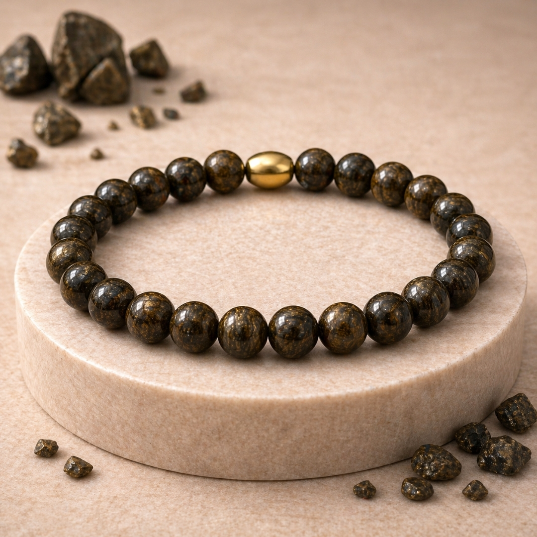 Bronzite Semi-Precious Bracelet