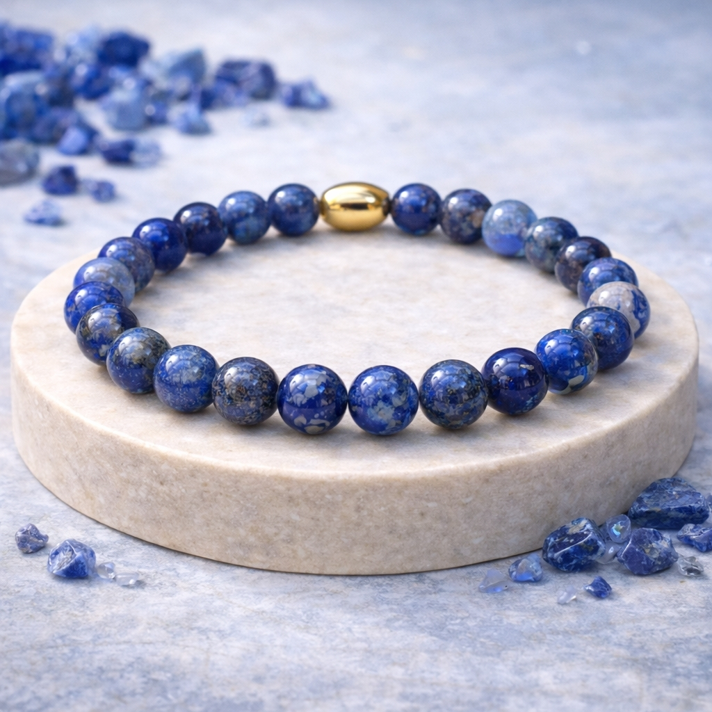 Lapis Lazuli Semi-Precious Bracelet