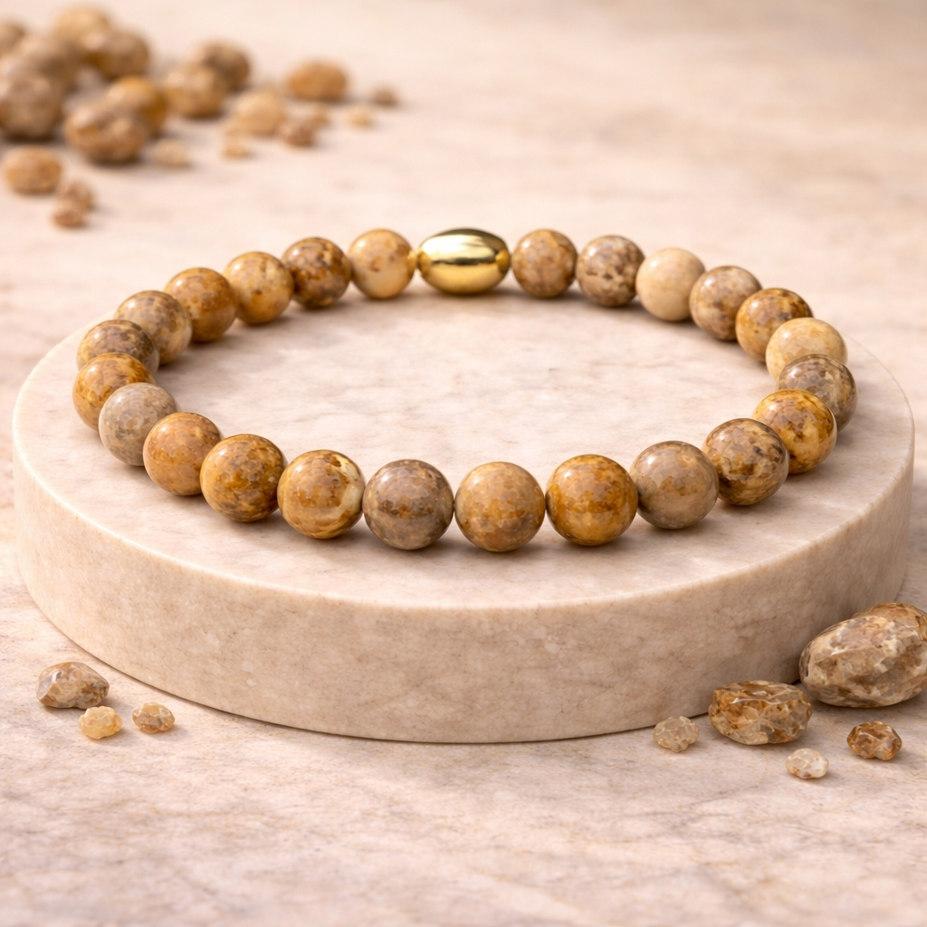 Picture Jasper Semi-Precious Bracelet