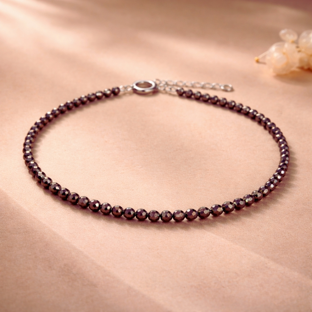 Pyrite Crystal Anklet