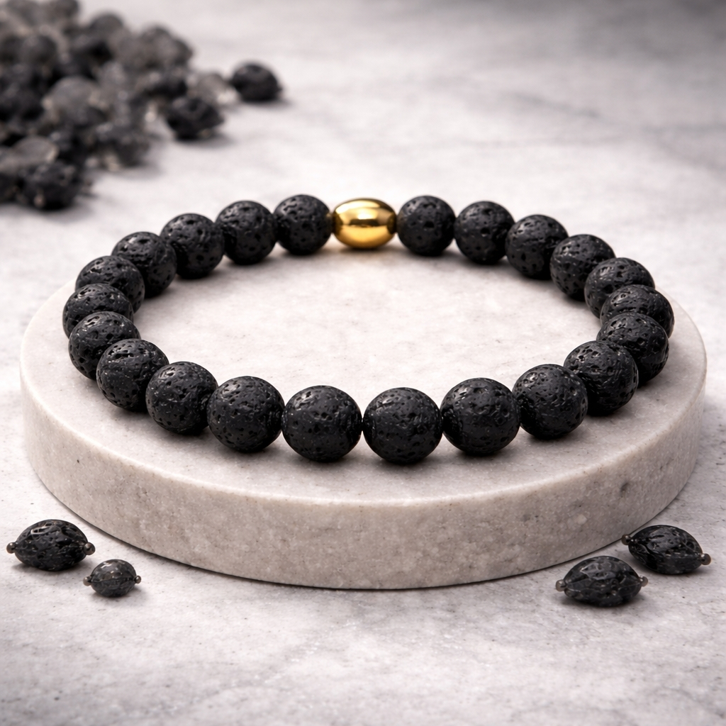Volcanic Semi-Precious Bracelet