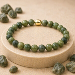 Serapheinite Semi-Precious Bracelet